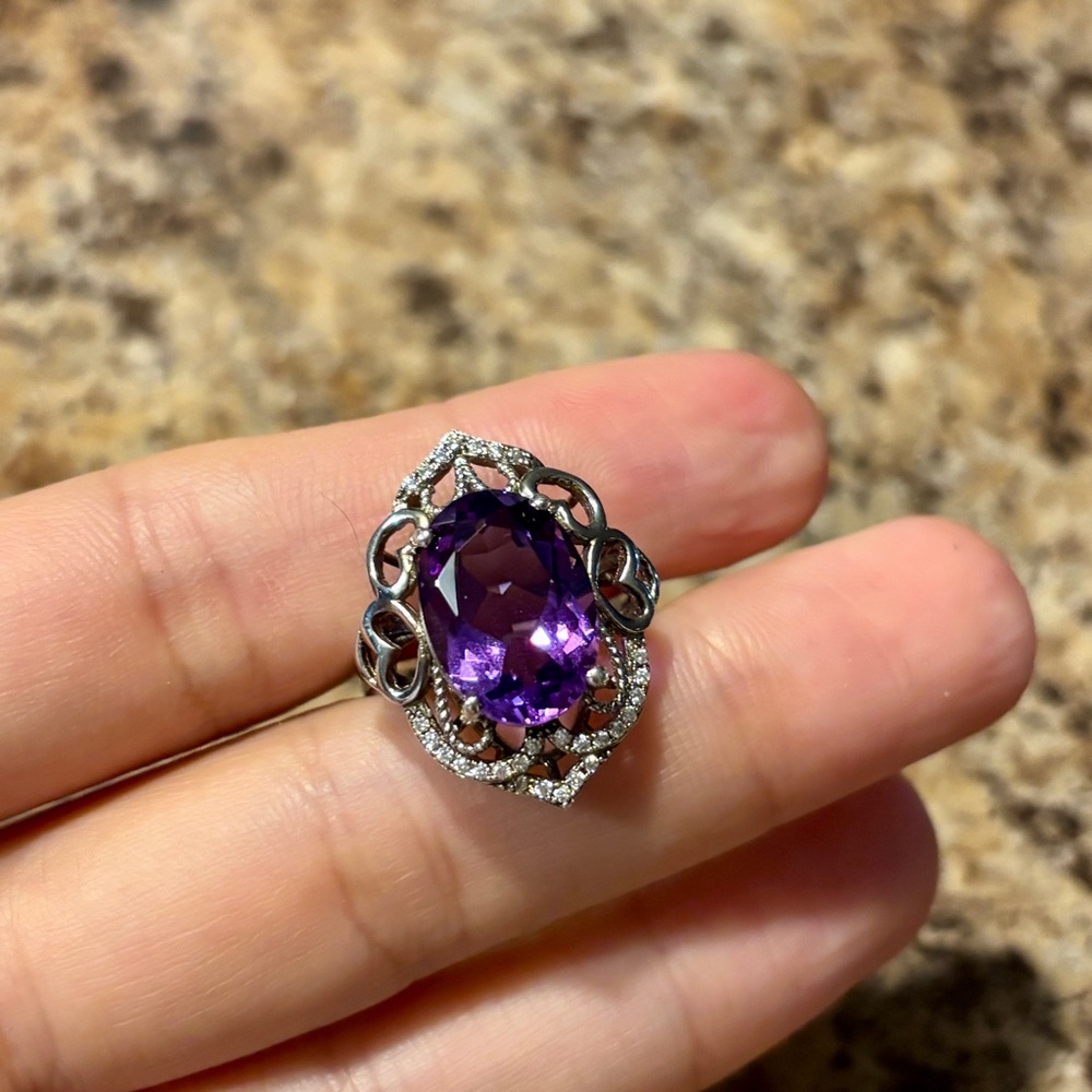 amethyst ring - Picture 2 of 6